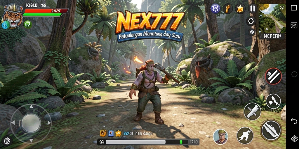 Gameplay NEX777 yang menampilkan petualangan seru dan mendebarkan.