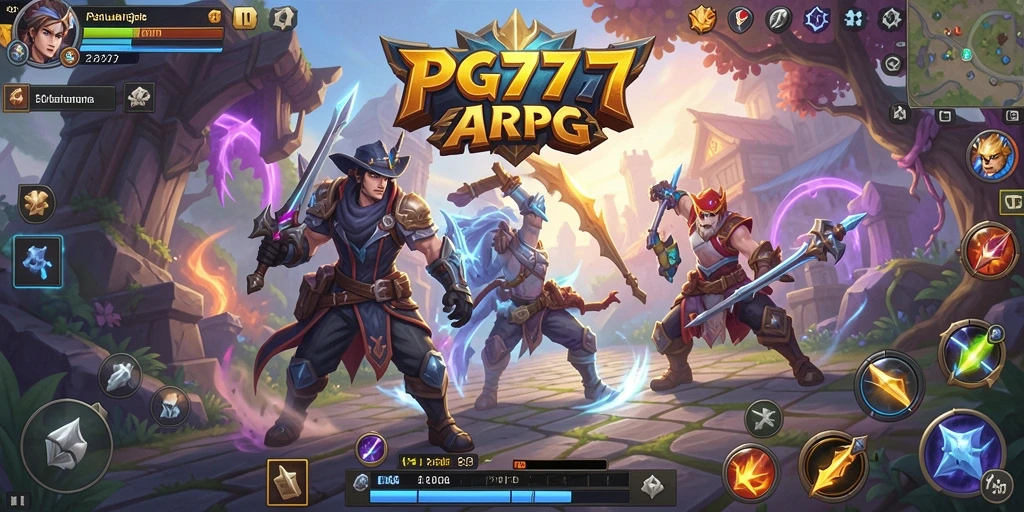 Tampilan gameplay ARPG yang menawan dan penuh aksi.