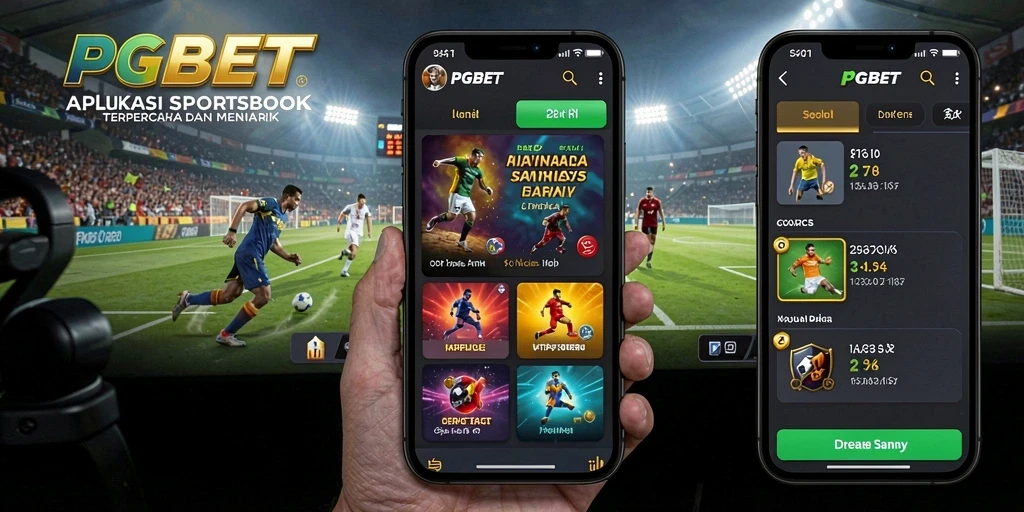 Tampilan gameplay PGBET yang menarik dan interaktif di aplikasi Sportsbook.