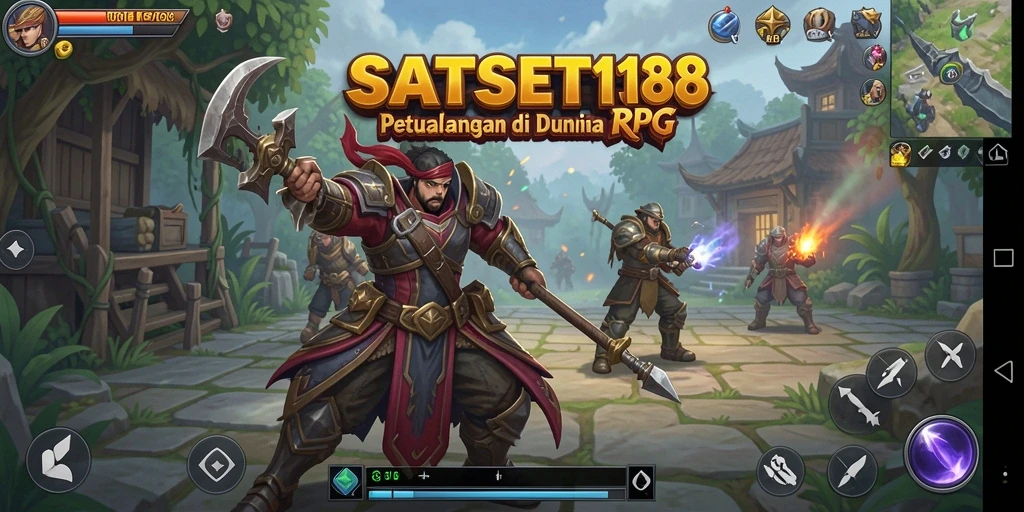 Screenshot SATSET138 menampilkan aksi seru dalam gameplay RPG.