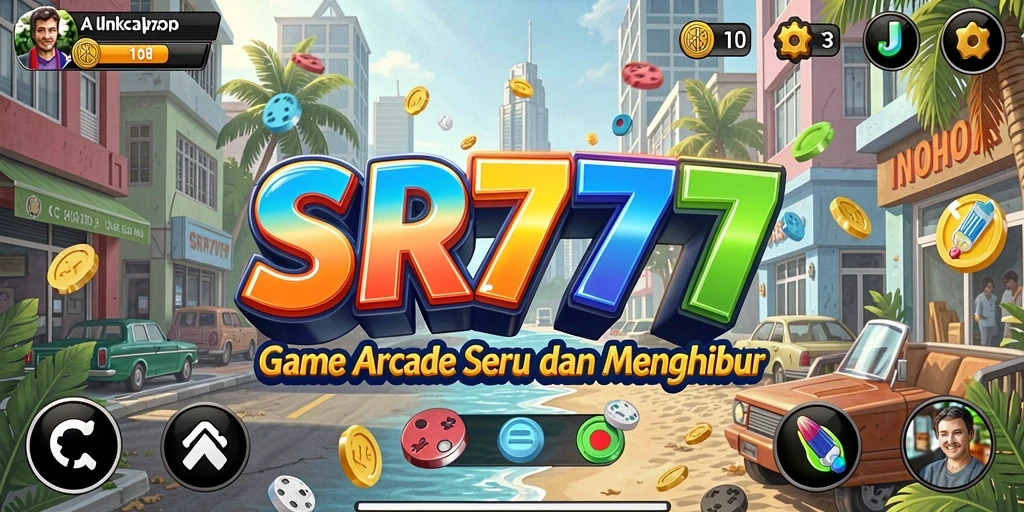 Tampilan gameplay seru dari SR777 dengan berbagai level menarik.